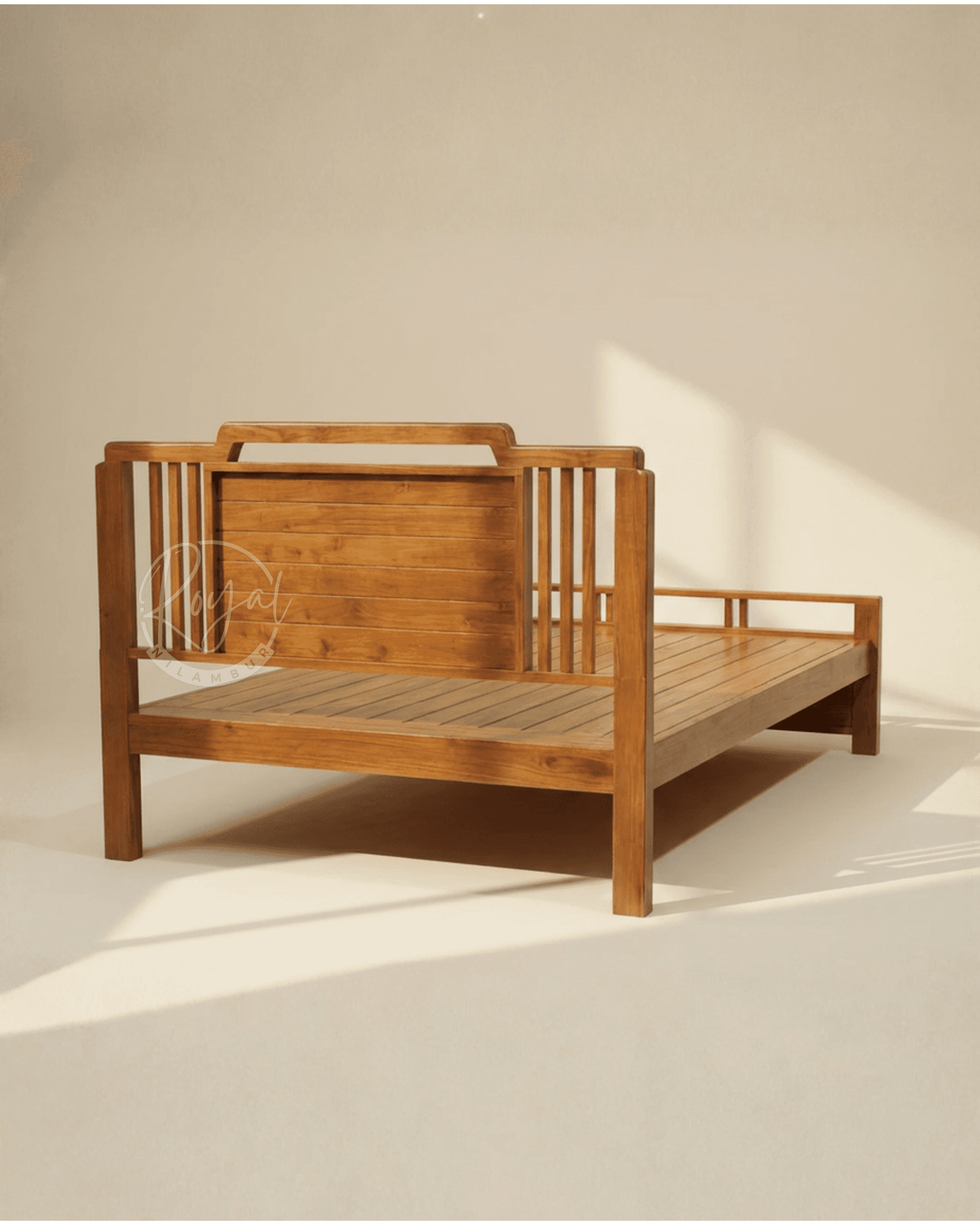 Royal Arsh Nilambur Teak Wood Cot