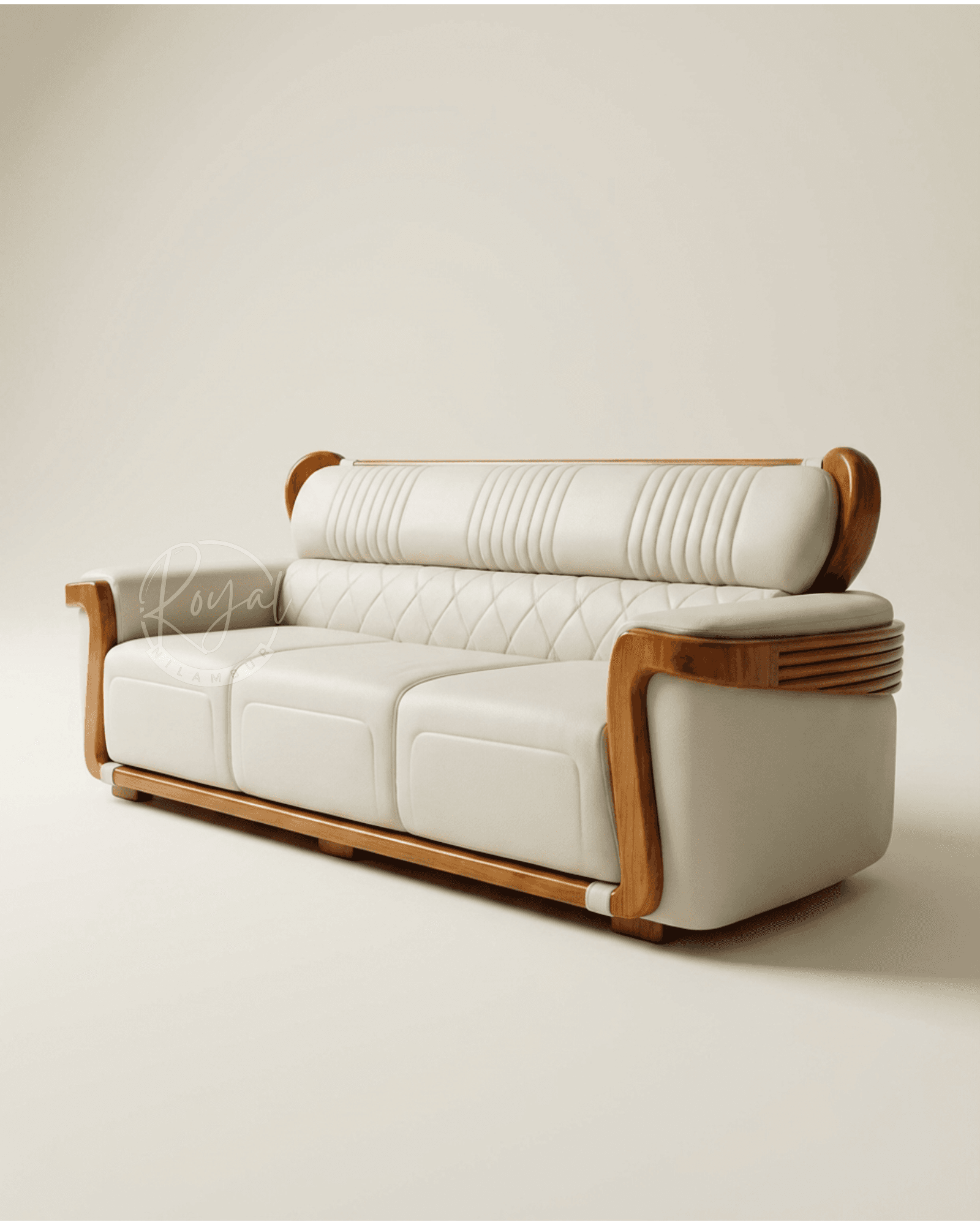 Royal Nirvix Nilambur Teak Wood Sofa Set