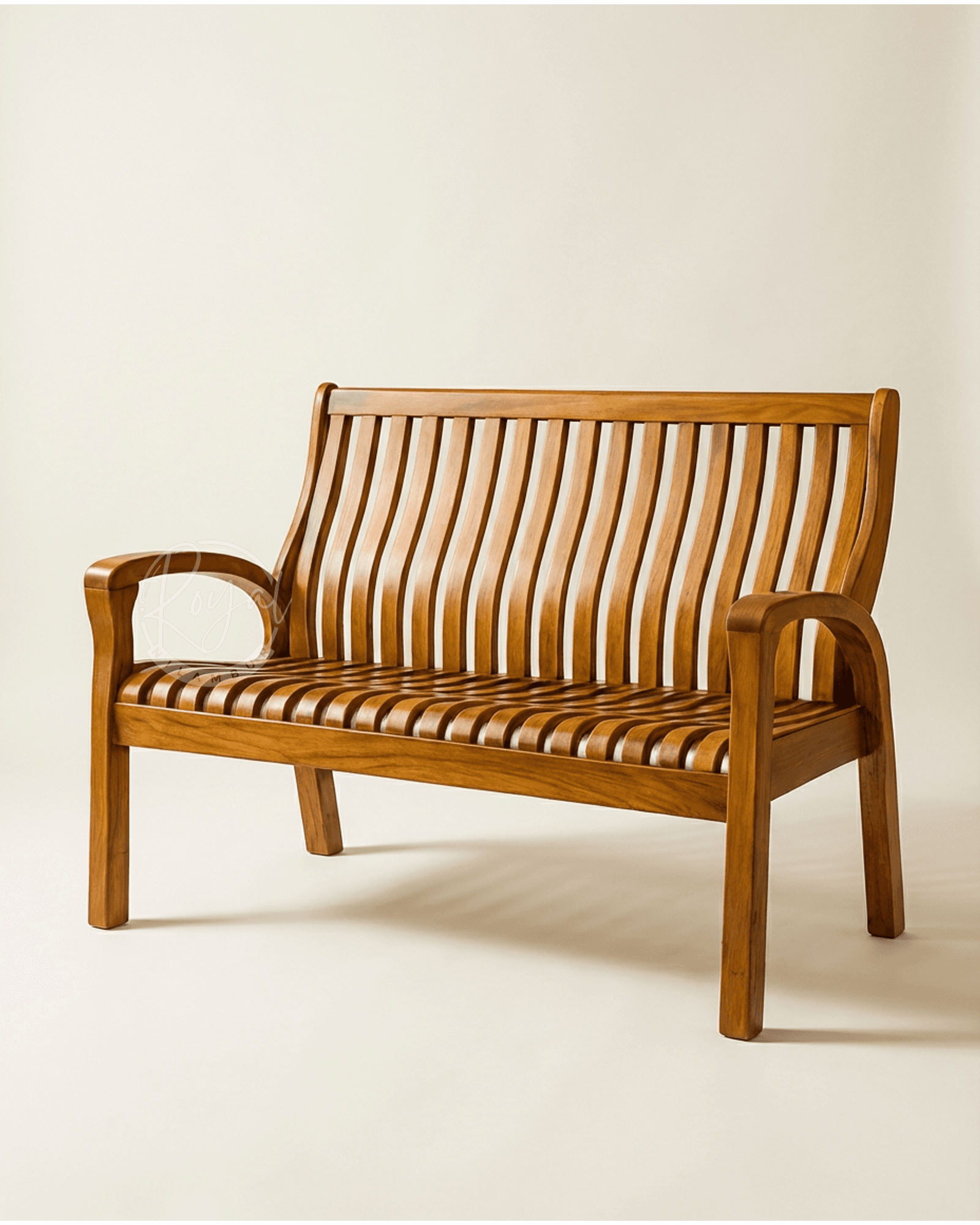 Royal Vayura Nilambur Teak Wood Bench
