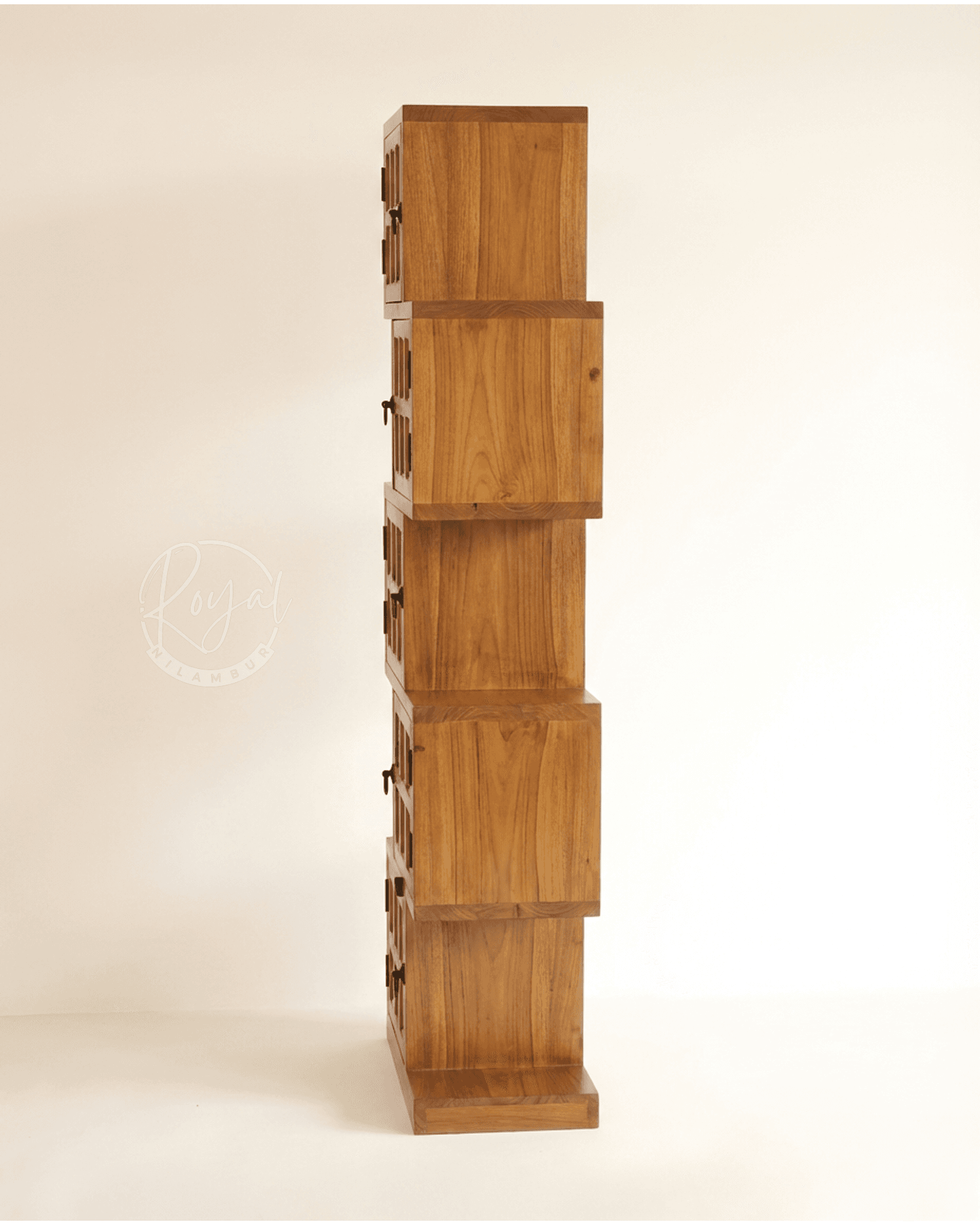 Royal Nivon Nilambur Teak Wood Bookshelf