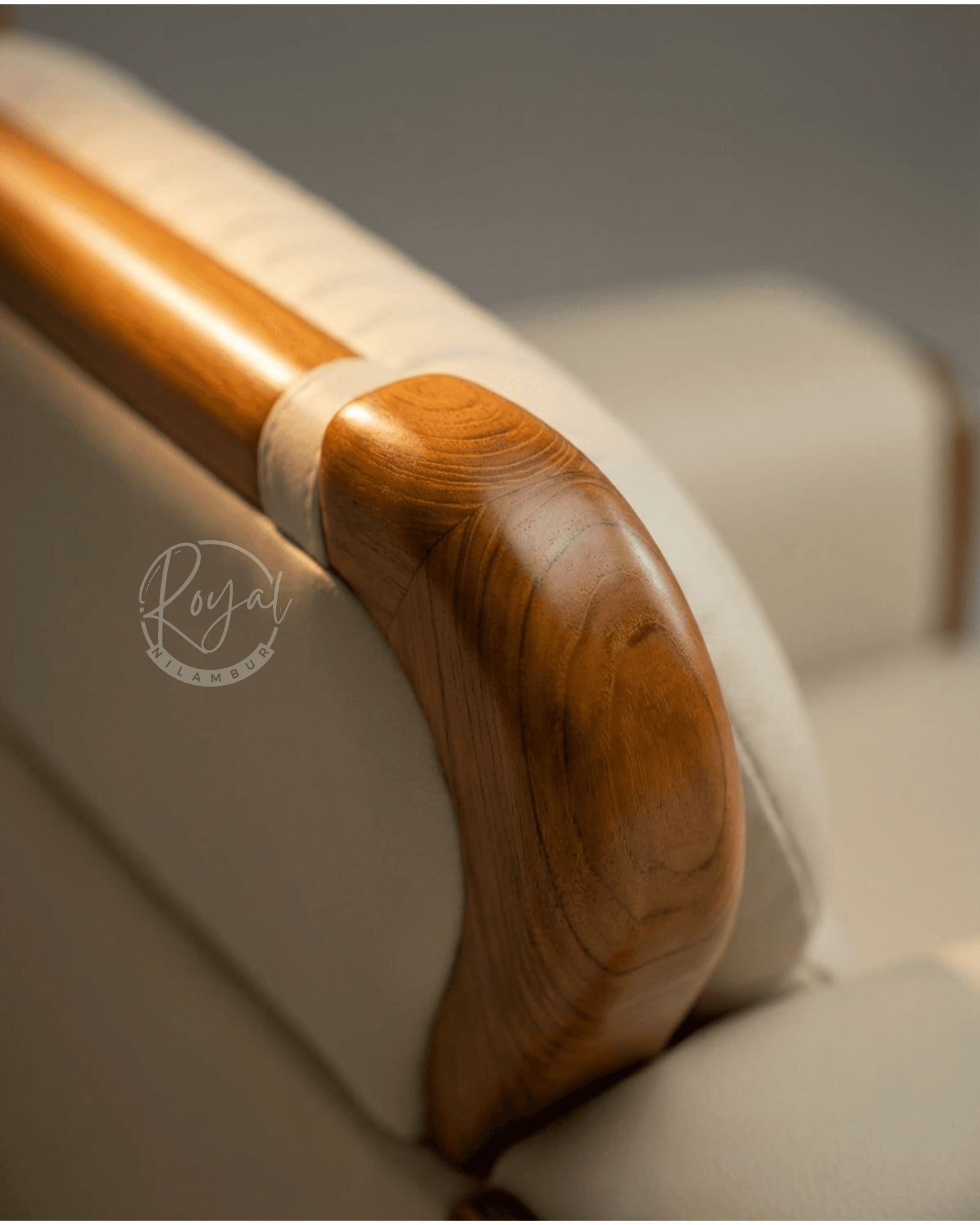 Royal Nirvix Nilambur Teak Wood Sofa Set