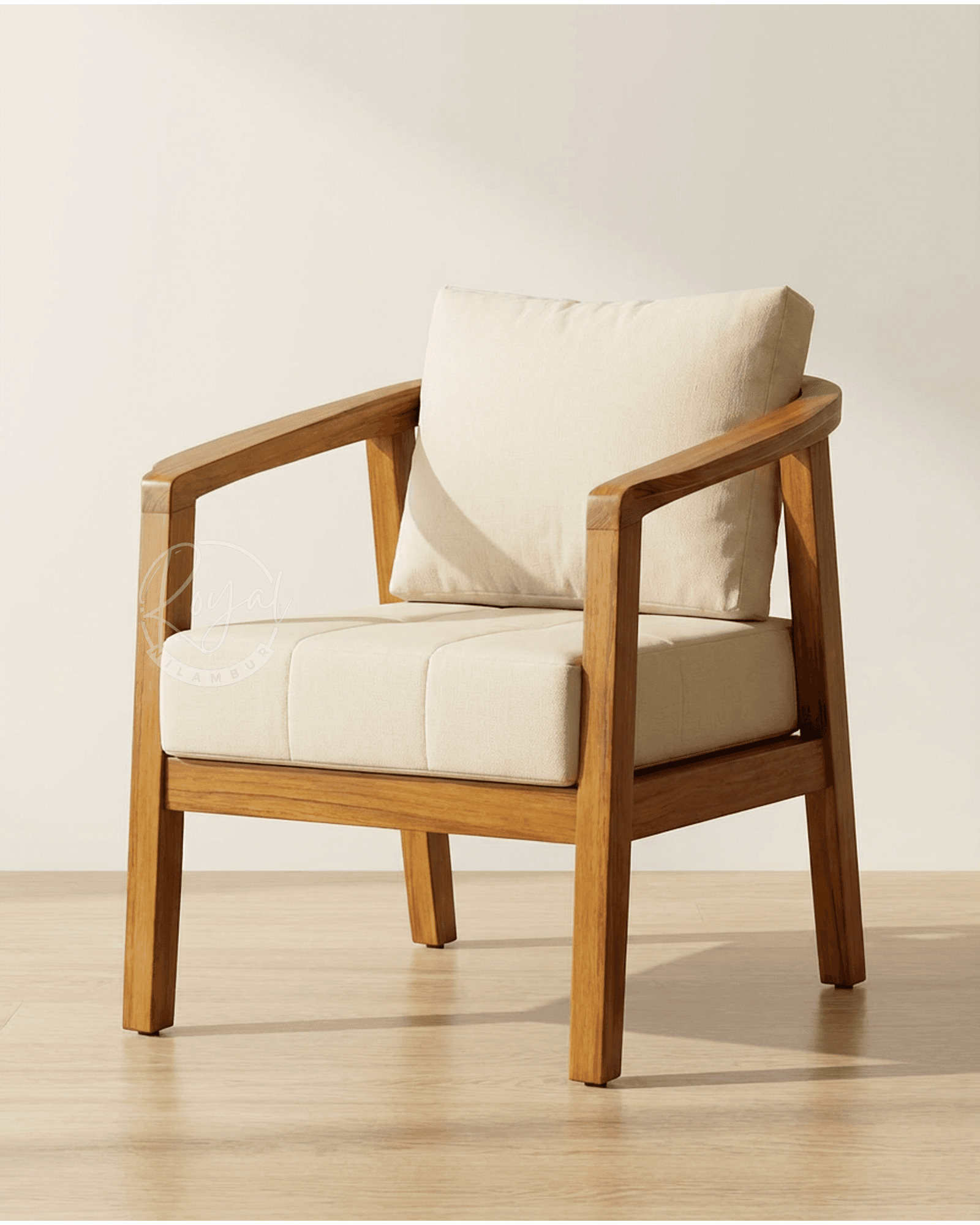 Royal Tavron Nilambur Teak Wood Sofa Set