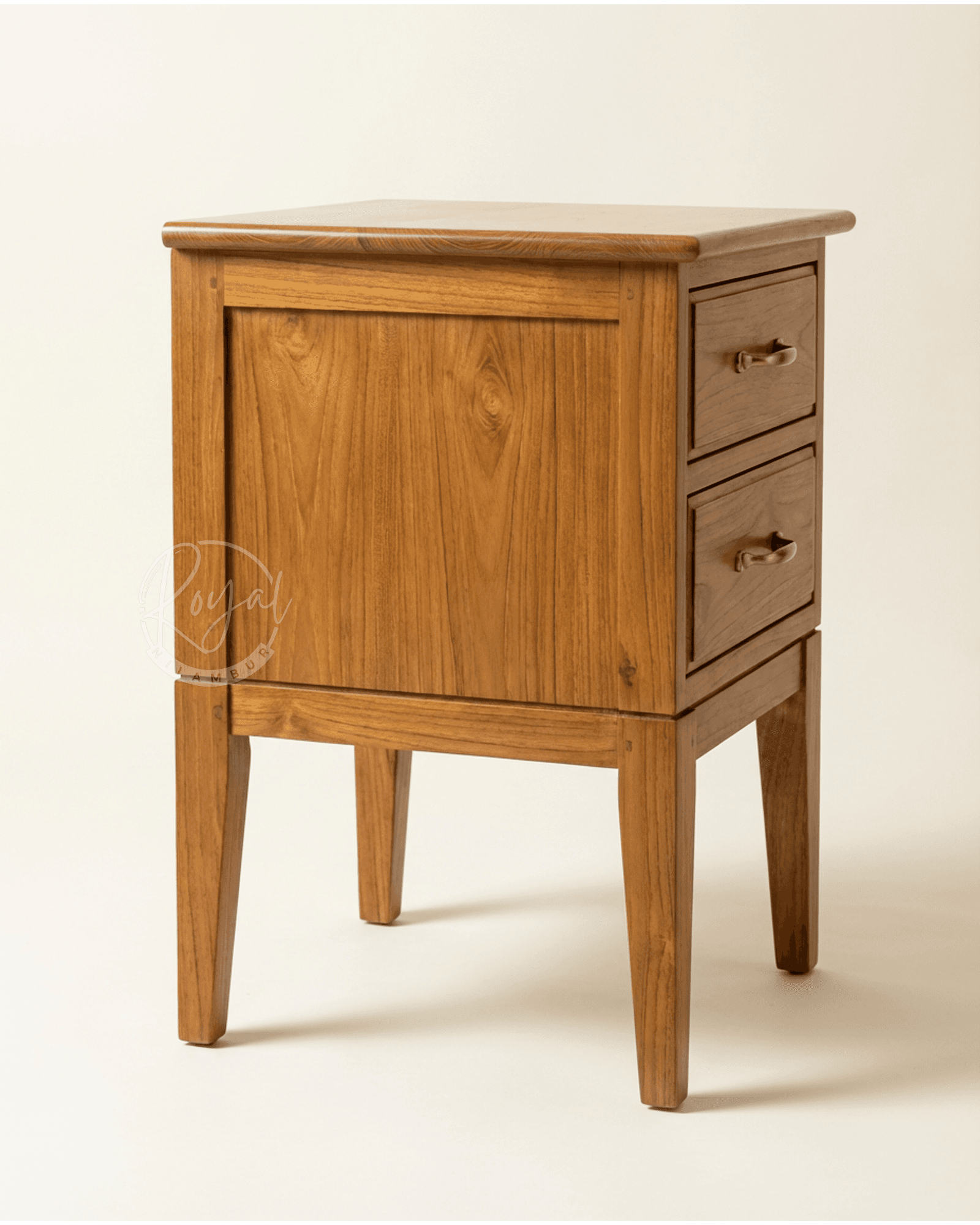 Royal Dhruv Nilambur Teak Wood Side Table