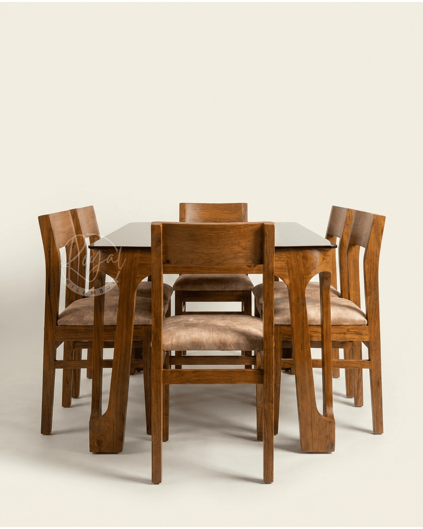 Royal Vitarana Nilambur Teak Wood Dining Table