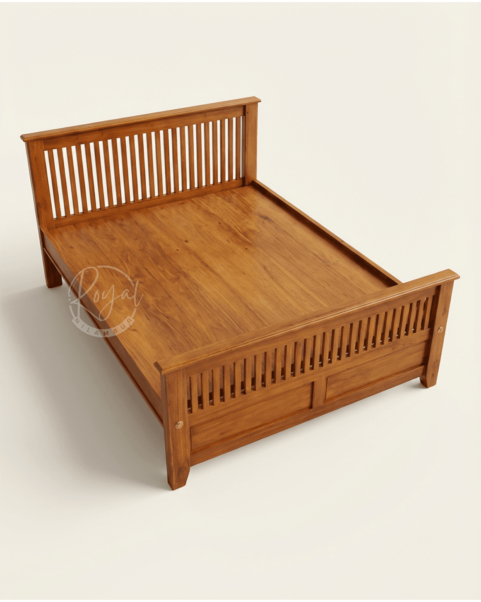 Royal Nidra Nilambur Teak Wood Bed Cot