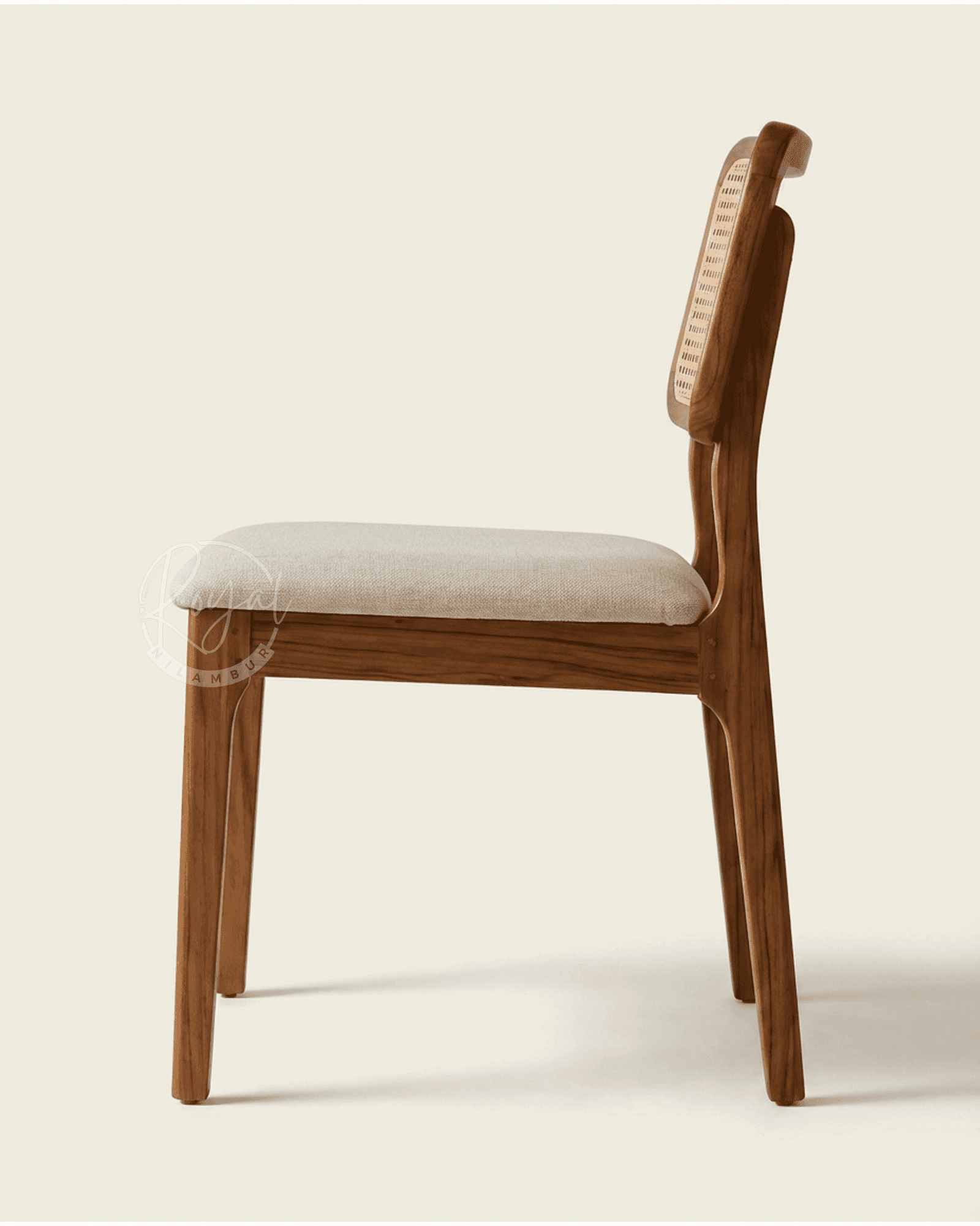 Royal Nilmaya Teak Wooden Cane Dining Set