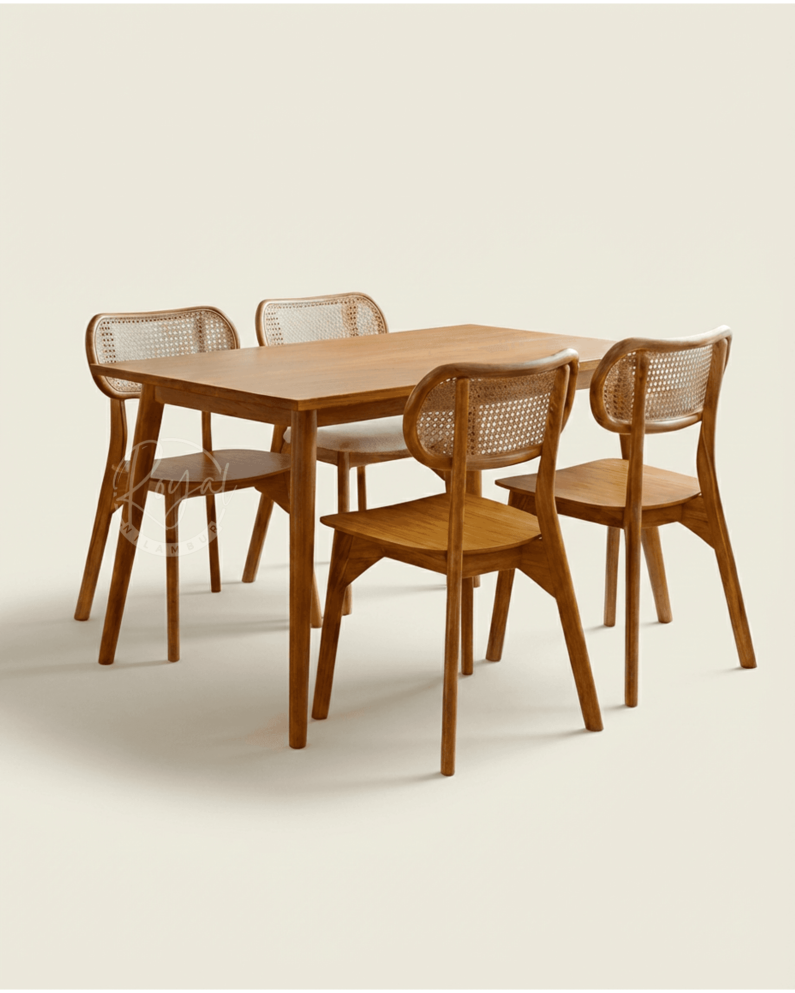 Royal Vyrona Nilambur Teak Wood Dining Table