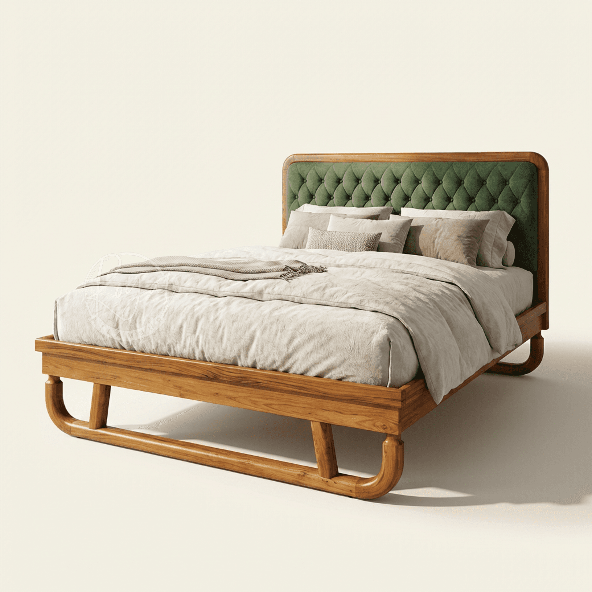 Royal Auryx Nilambur Teak Wood Cot