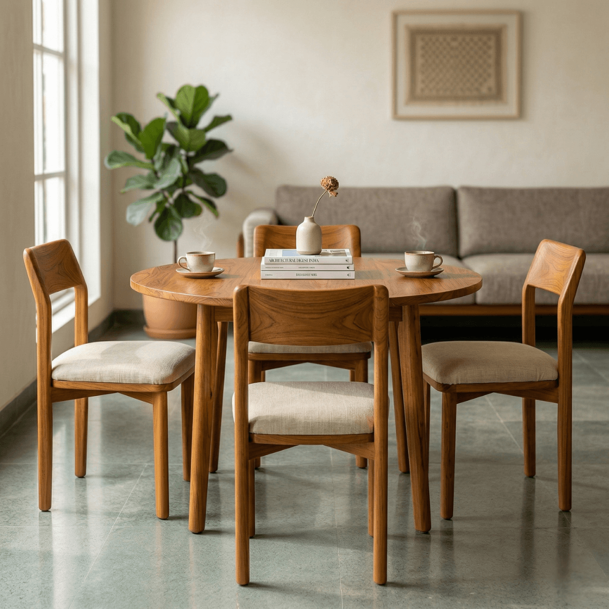 Royal Aarvaya Nilambur Teak Wood Chair