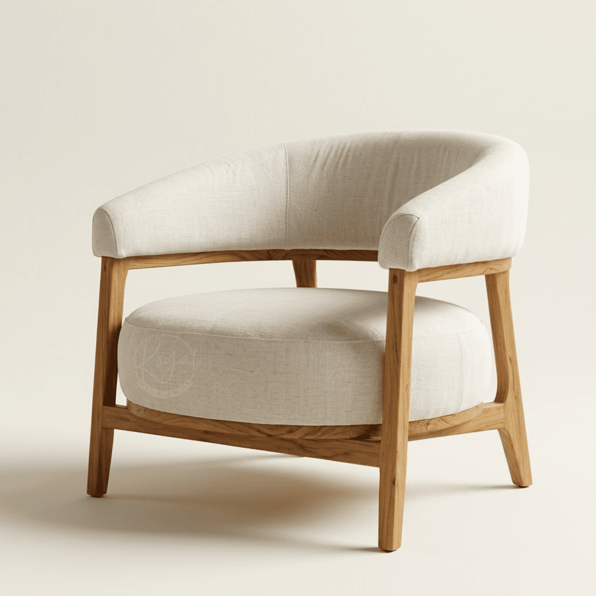 Royal Ishvra Nilambur Teak Wood Armchair